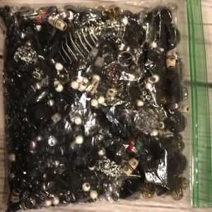 Jewelry Beads: Black and Gray